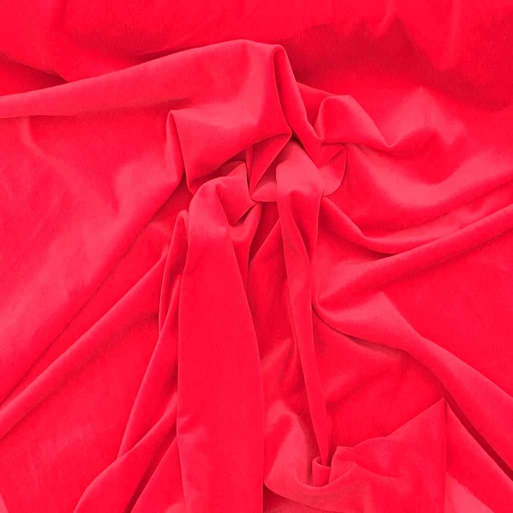 Plain Cotton Velvet Fabric Plush Theatre Costumes Material 112cm - Bull Ring Fabrics