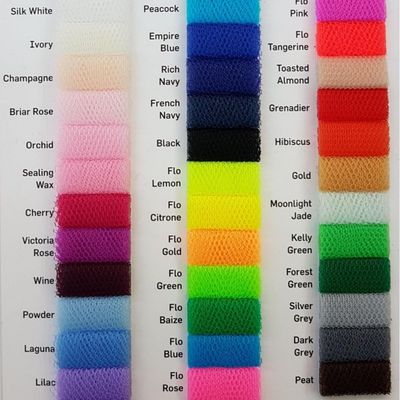 Plain Dress Net Tutu Tulle Fabric - Bull Ring Fabrics