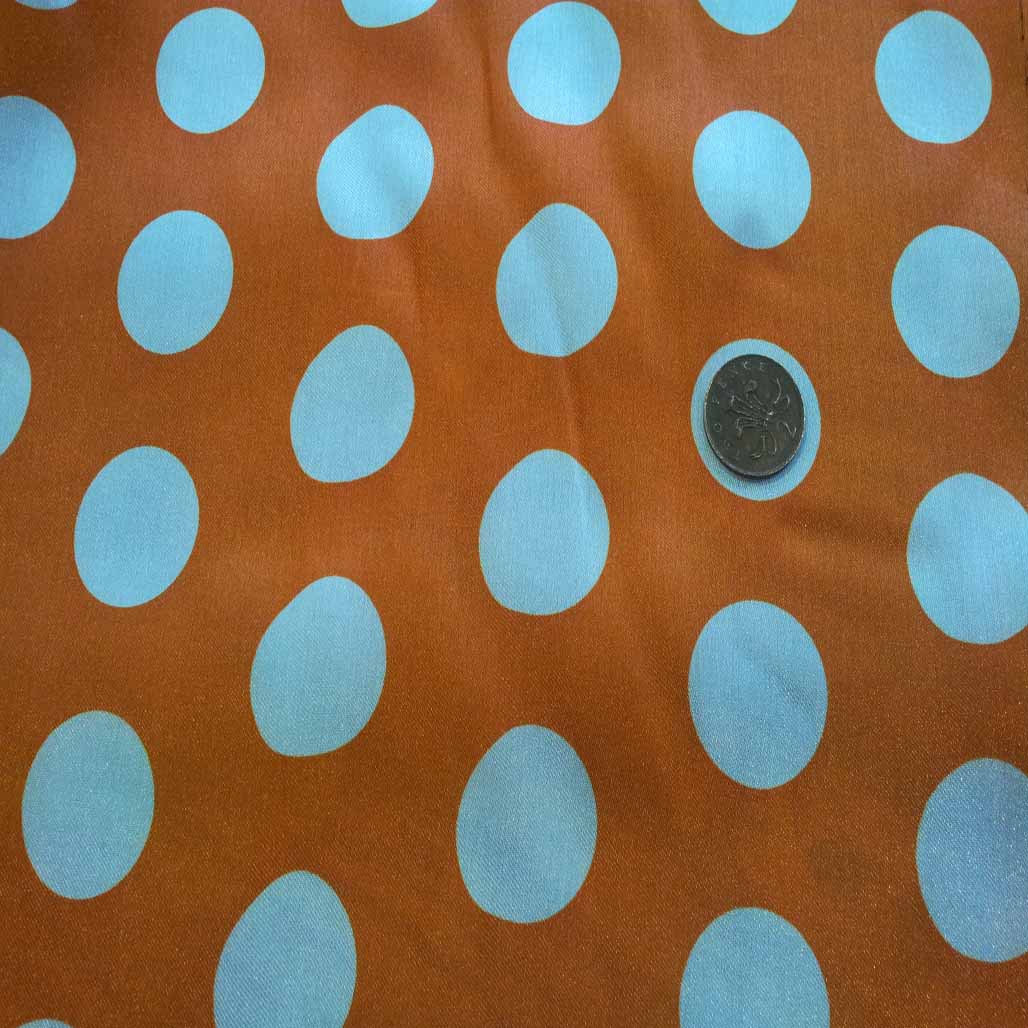 Polka Dot Satin Fabric Dress Draping Costumes Halloween 60" Wide - Bull Ring Fabrics