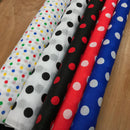 Polka Dot Spots Print Polycotton Dress Fabric 112cm - Bull Ring Fabrics