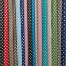 Polka Dot Spotty PVC Oilcloth Fabric - Bull Ring Fabrics
