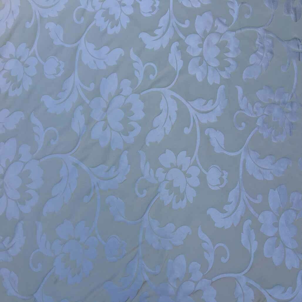 Premium Daisy Floral Flowers Curtain Brocade Fabric 140cm - Bull Ring Fabrics
