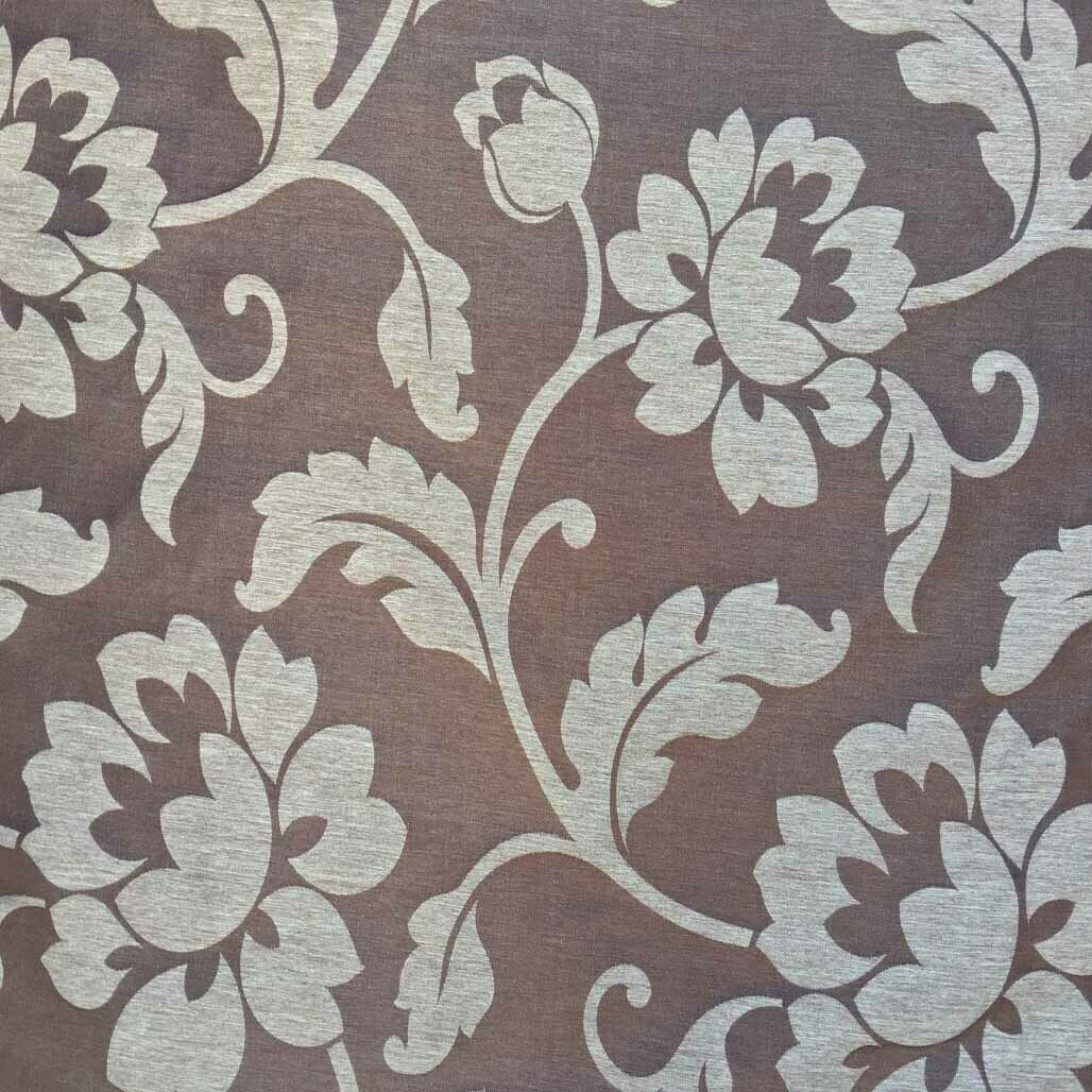 Premium Daisy Floral Flowers Curtain Brocade Fabric 140cm - Bull Ring Fabrics