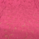Premium Eyelash Floral Lace Bridal Dress, Red - Bull Ring Fabrics