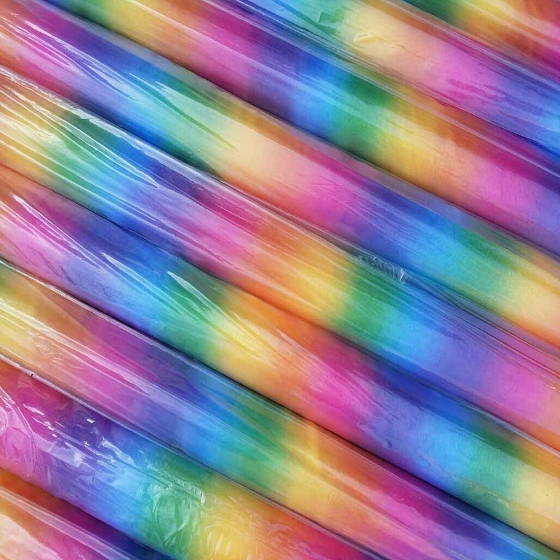 Rainbow Organza Voile Fabric - Bull Ring Fabrics
