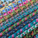 Rose & Hubble Tropical Collection – 100% Cotton Poplin Fabric 45" Wide - Bull Ring Fabrics