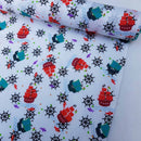 Sailing Ships Nautical Print Polycotton Fabric 45" - Bull Ring Fabrics