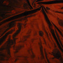 Spotted Taffeta Fabric Embroidered Circles Dress Craft Curtain 60" - Bull Ring Fabrics
