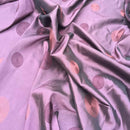 Spotted Taffeta Fabric Embroidered Circles Dress Craft Curtain 60" - Bull Ring Fabrics