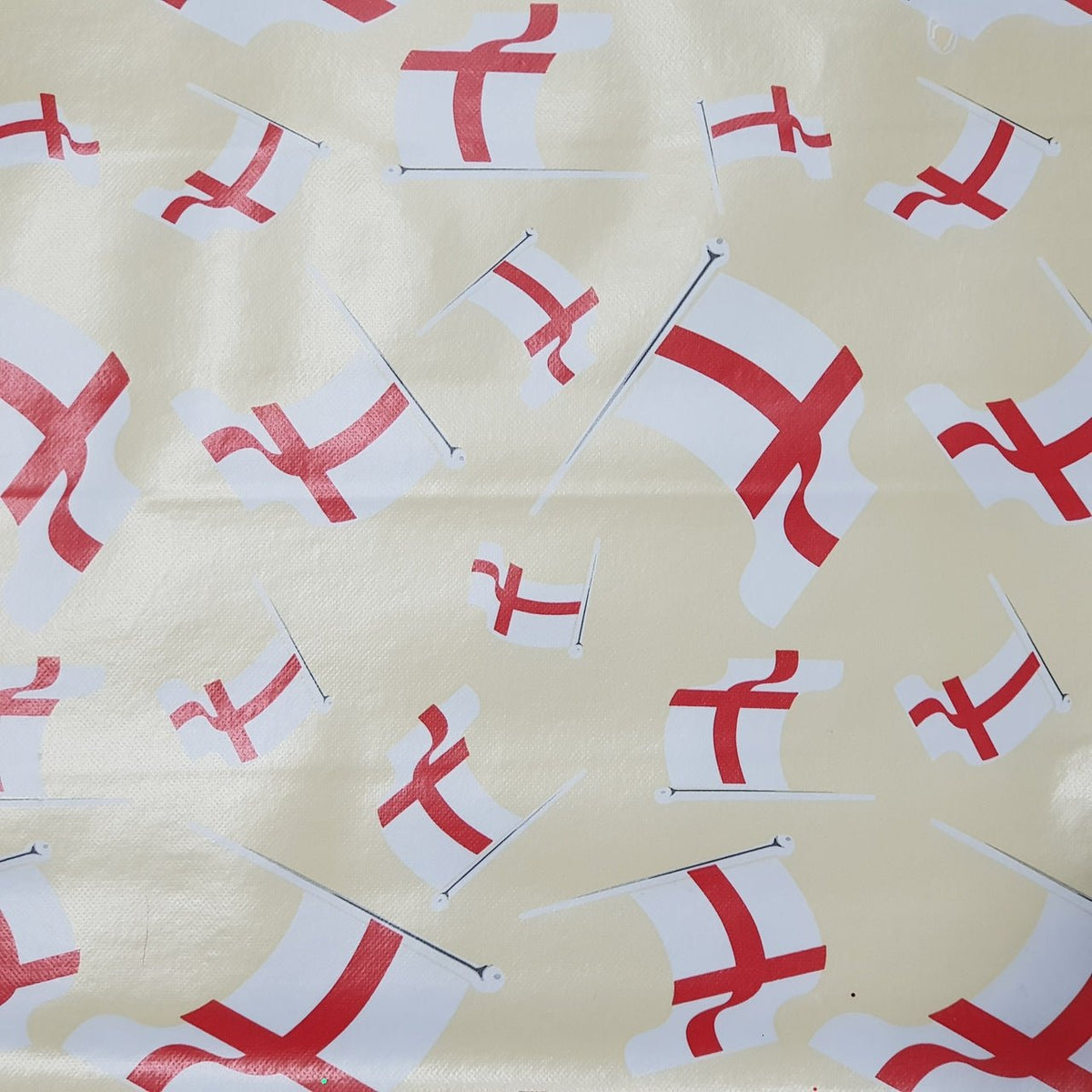 St George's Flags Oilcloth PVC Union Jack Tablecloth 54" Wide - Bull Ring Fabrics