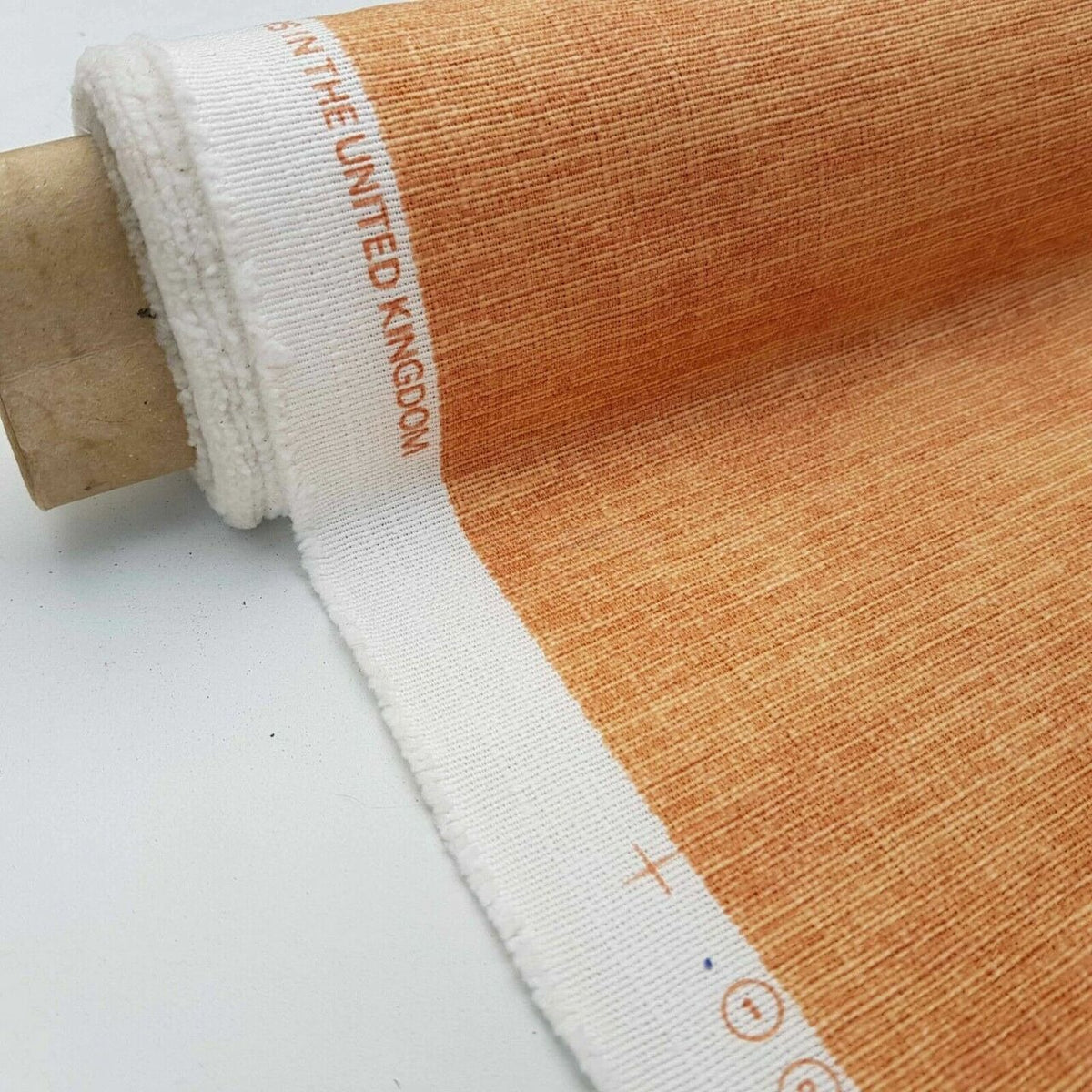 St. Louise Cotton Weave Print Vintage Fabric 140cm, Peach - Bull Ring Fabrics