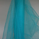 Stardust Glitter Tulle Fabric, Tiffany Blue - Bull Ring Fabrics