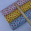 Strawberries Print Polycotton Fabric - Bull Ring Fabrics