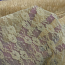 Stretch Spandex Lace Fabric Floral Flowers Dress Bridal 54" - Bull Ring Fabrics