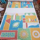 Tamar Panel Colourful Cotton Canvas Craft Fabric - Bull Ring Fabrics