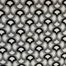Tapestry Upholstery Fabric Curtain Cushion Blinds 140cm, Black/White - Bull Ring Fabrics