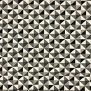 Tapestry Upholstery Fabric Curtain Cushion Blinds 140cm, Black/White - Bull Ring Fabrics