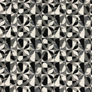 Tapestry Upholstery Fabric Curtain Cushion Blinds 140cm, Black/White - Bull Ring Fabrics