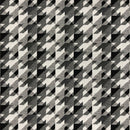 Tapestry Upholstery Fabric Curtain Cushion Blinds 140cm, Black/White - Bull Ring Fabrics