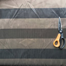 Thick Stripe Furnishing Fabric - Brown - Bull Ring Fabrics