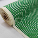 Tiny Gingham Checks Cotton Poplin Fabric - Bull Ring Fabrics
