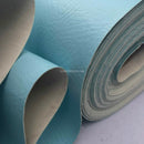 Vinyl Faux Leather Fabric 140cm, Sky Blue - Bull Ring Fabrics
