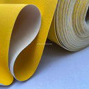 Vinyl Faux Leather Fabric 140cm, Yellow - Bull Ring Fabrics
