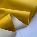 Vinyl Faux Leather Fabric 140cm, Yellow - Bull Ring Fabrics