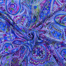 Viscose Printed Floral Summer Dress Fabric 60" - Bull Ring Fabrics