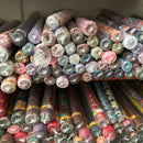 Viscose Printed Floral Summer Dress Fabric 60" - Bull Ring Fabrics
